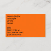 サーフィン名刺ビーチ、サーフボード、サーファー アドバイスカード (裏面)