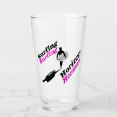 サーフィン地平線 タンブラーグラス (正面)