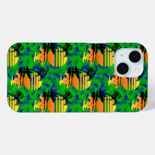 サーフィン夕日 Case-Mate iPhoneケース (裏面 (横))