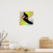 サーフィン夢のポスター ポスター (キッチン)