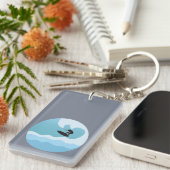 サーフィン好き キーホルダー (正面右)