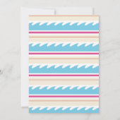 サーフィン始めよう! 波をキャッチしよう サーフブルー ビーチガールズ 招待状 (裏面)