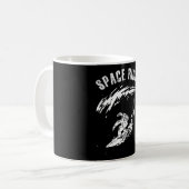 サーフィン宇宙飛行士スペースライダー コーヒーマグカップ (正面左)