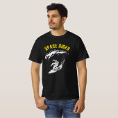 サーフィン宇宙飛行士スペースライダー Tシャツ (正面フル)