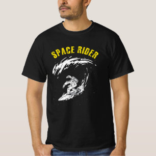 サーフィン宇宙飛行士スペースライダー Tシャツ