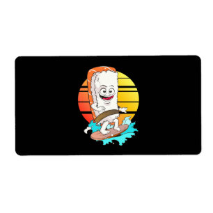サーフィン寿司 ラベル