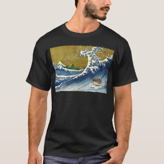 サーフィン日本のヘッジホッグアートティー Tシャツ