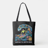 サーフィン暗号 トートバッグ (裏面)