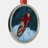 サーフィン最高！ メタルオーナメント (右)