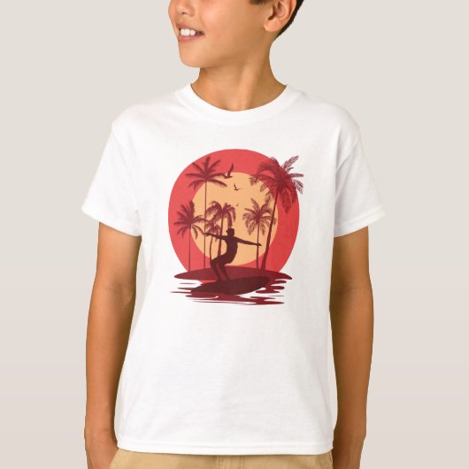 サーフィン楽園 Tシャツ (正面)