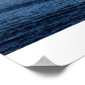 サーフィン波がバリ島で爆発するポスター ポスター (角)