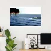 サーフィン波がバリ島で爆発するポスター ポスター (ホームオフィス)