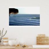 サーフィン波がバリ島で爆発するポスター ポスター (キッチン)