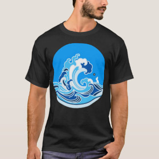 サーフィン波海 Tシャツ