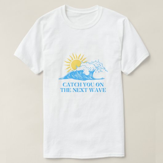 サーフィン海アドベンチャーTシャツ Tシャツ (デザイン正面)