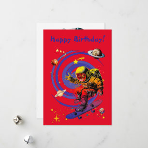 サーフィン渦誕生日カード シーズンカード