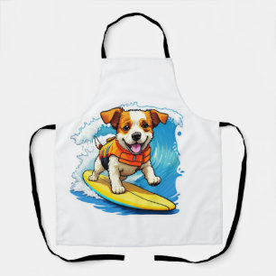 サーフィン犬 エプロン
