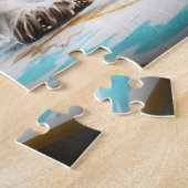 サーフィン犬 ジグソーパズル (側面)