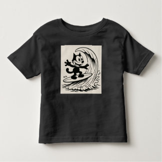 サーフィン猫 トドラーTシャツ