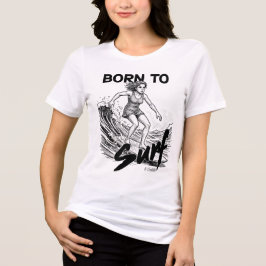 サーフィン生まれ Tシャツ