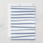 サーフィン第1誕生日パーティー物干し線 招待状 (裏面)