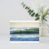 サーフィン緑波 ポストカード (スタンド正面)