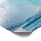 サーフィン胴波破壊ポスター ポスター (角)