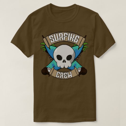 サーフィン船すてき賊 Tシャツ (デザイン正面)