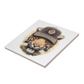 サーフィン虎 タイル (側面)