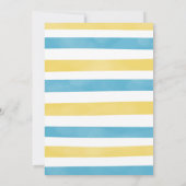 サーフィン誕生日招待状 招待状 (裏面)