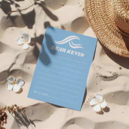 サーフィン誕生日、ビッグワンタイムカプセルカード サンキューカード