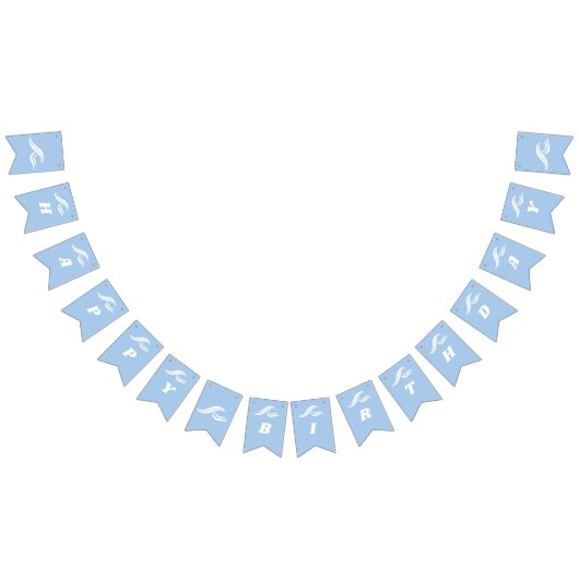 サーフィン誕生日、ビッグワン バンティングフラッグ (全)