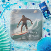 サーフィン誕生日 ペーパープレート (パーティー)