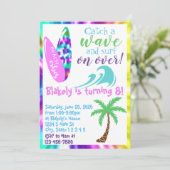 サーフィン誕生日 招待状 (スタンド正面)