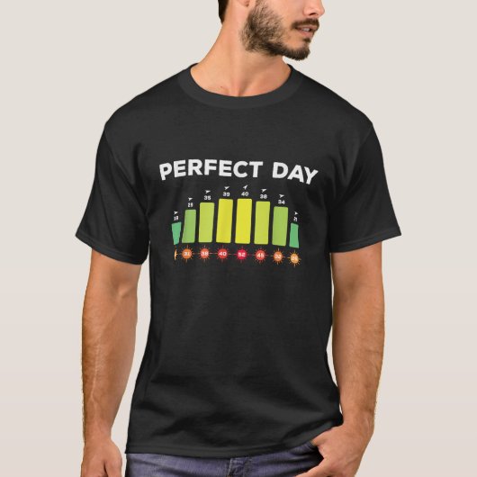 サーフィン風の完璧な風の夏のウィンドサーフィンの凧 Tシャツ (正面)
