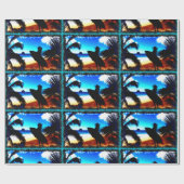 サーフィン10ラッピング紙 ラッピングペーパー (フラット)