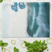 サーフィン11キッチンタオル キッチンタオル (折り畳み)