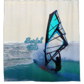 サーフィン1 シャワーカーテン (正面)