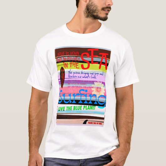 サーフィン1 Tシャツ (正面)