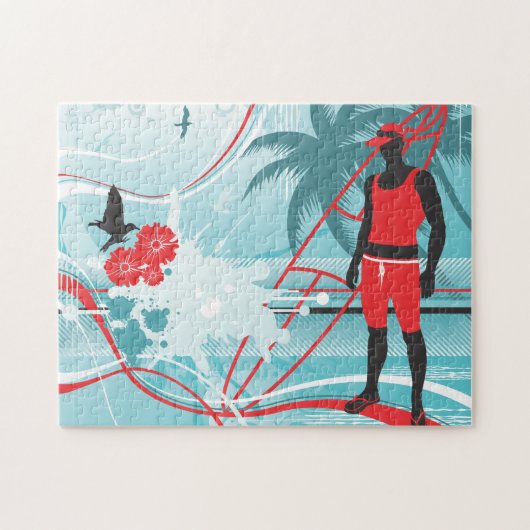 サーフィン4パズル ジグソーパズル (横)