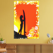 サーフィン9 キャンバスプリント (インサイチュ (リビング))