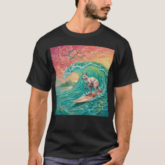 サーフィン カンガルー Tシャツ