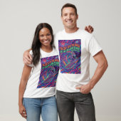 サーフィン+サイケデリック+名言+デザイン Tシャツ (ユニセックス)