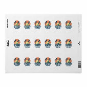 サーフィン – サンセットサーフィン ラベル (フルシート)