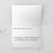 サーフィン・サンタ シーズンカード (内部)