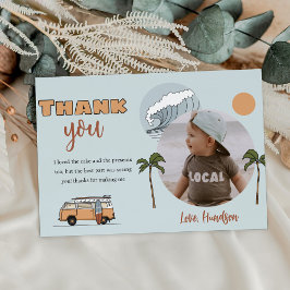 サーフィン バースデー フォト ありがとう カード