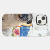 サーフィン・パグ iPhoneケース (裏面横)