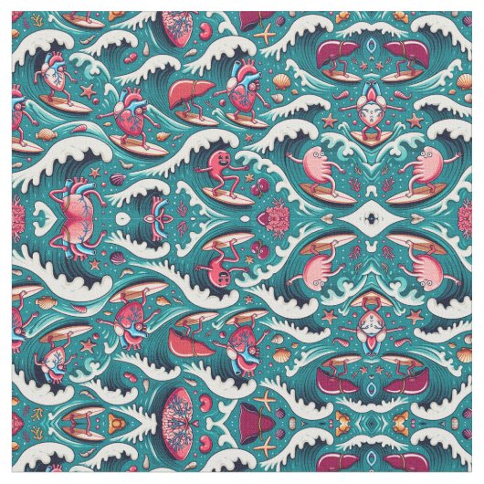 サーフィン ファブリック (クローズアップ)