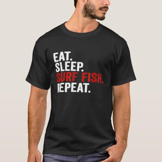 サーフィン フィッシング リピート Tシャツ (正面)