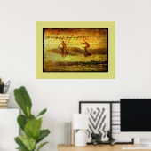 サーフィン ポスター (ホームオフィス)